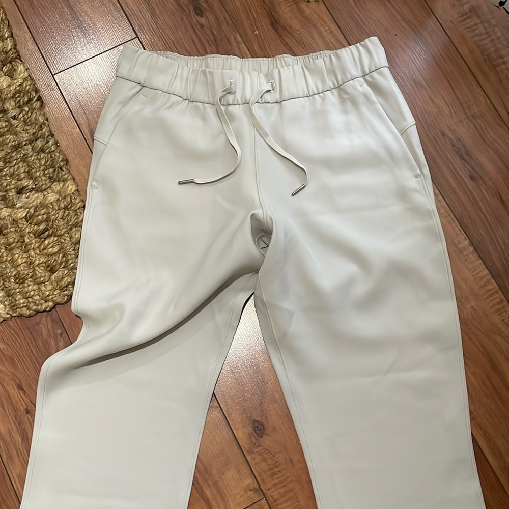 lululemon athletica Cream Drawstring Jogger Pants